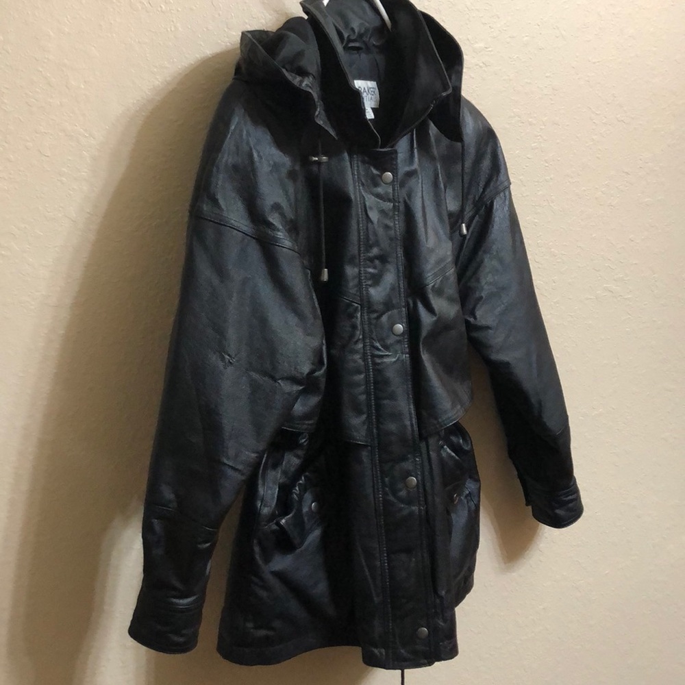 Vintage Liz Baker Essentials Leather Coat❌SOLD❌